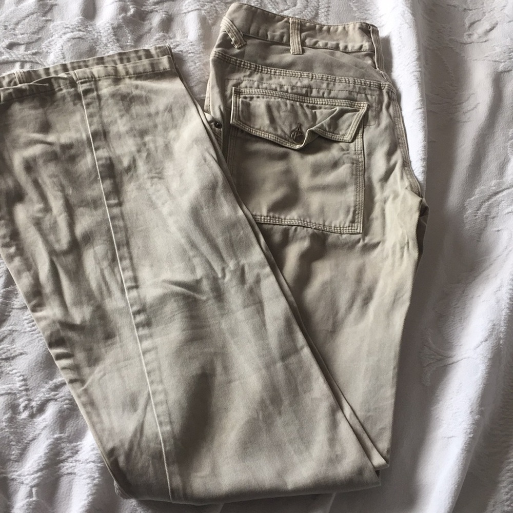 Joie Tan Pants,  slight flare leg bottoms